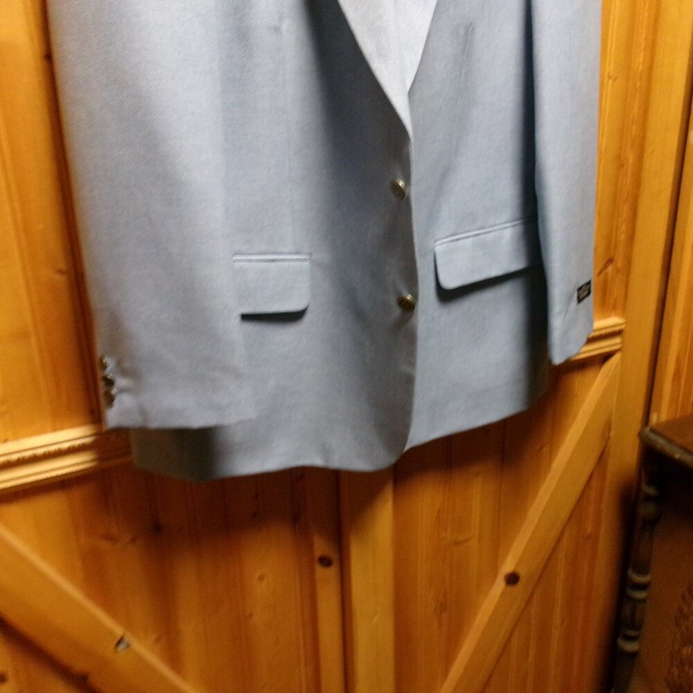 NOS Habband light blue 46 R two button sport coat - Picture 8 of 9